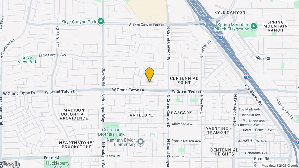9702 Canyon Landing Ave Map and Location Details