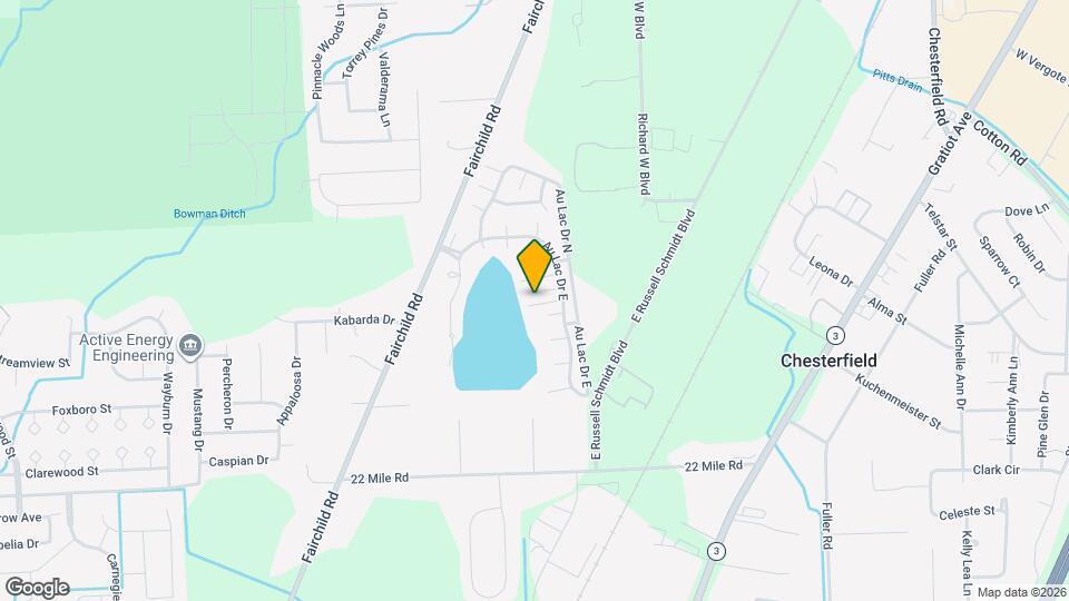 49477 Au Lac Dr E Map and Location Details