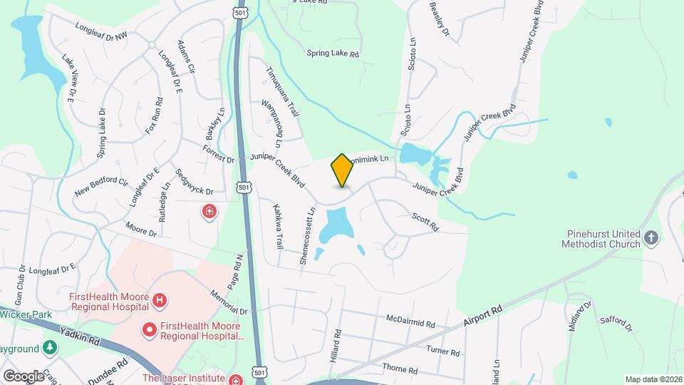 1 Aronimink Ln Map and Location Details