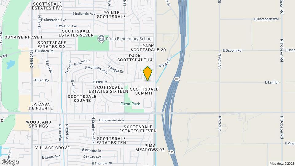 3085 N 87th Pl Map and Location Details