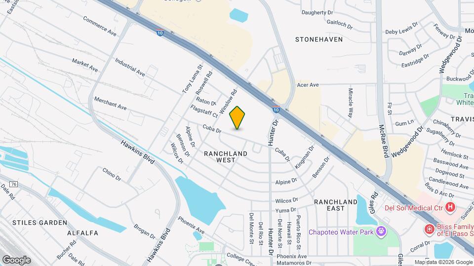 7321 Cuba Dr Map and Location Details