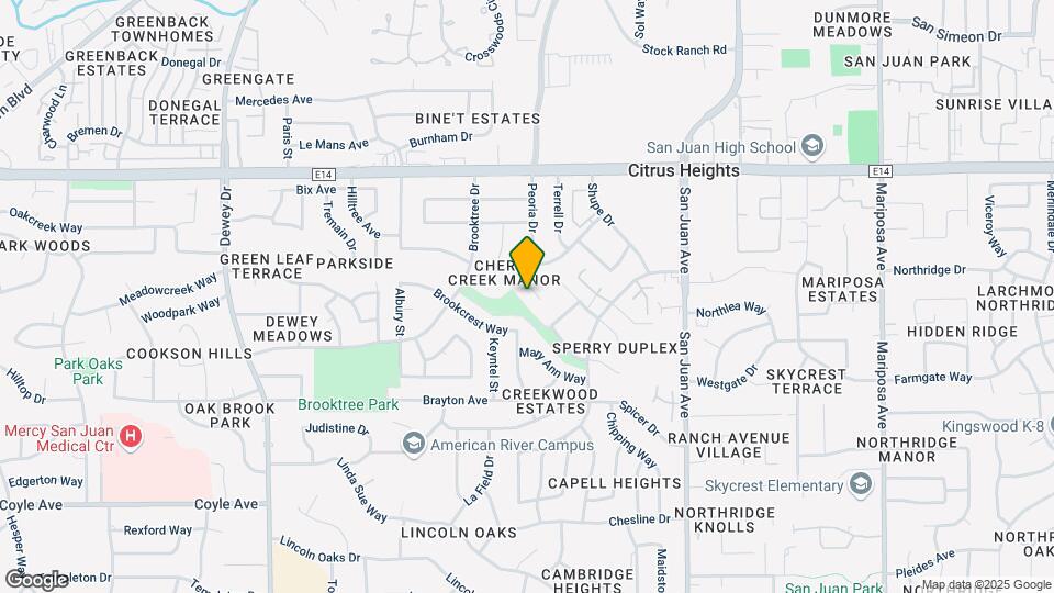 6075 Peoria Dr Map and Location Details