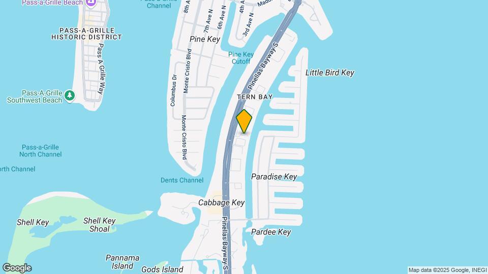 745 Pinellas Bayway S Map and Location Details