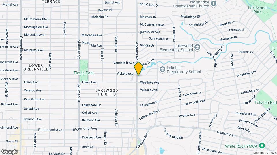 6402 Vickery Blvd Map and Location Details