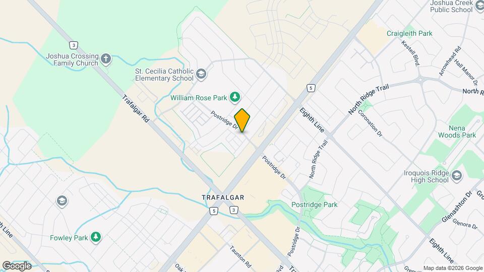 3038 Postridge Dr Map and Location Details