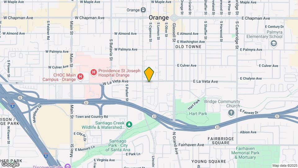 408 W La Veta Ave Map and Location Details