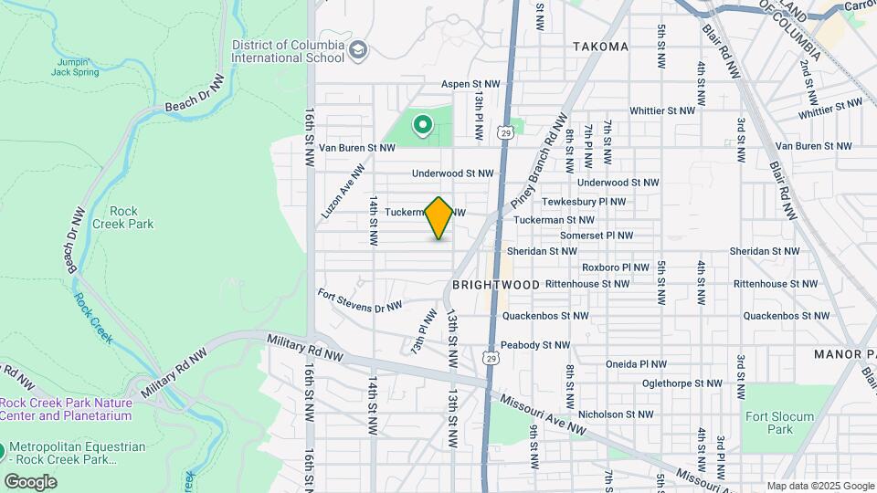 1315 Sheridan St NW Map and Location Details