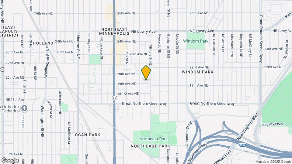 1115 19th Ave NE Mapa y Detalles de la Ubicación