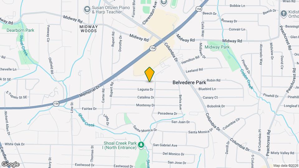 2945 Belvedere Ln Map and Location Details