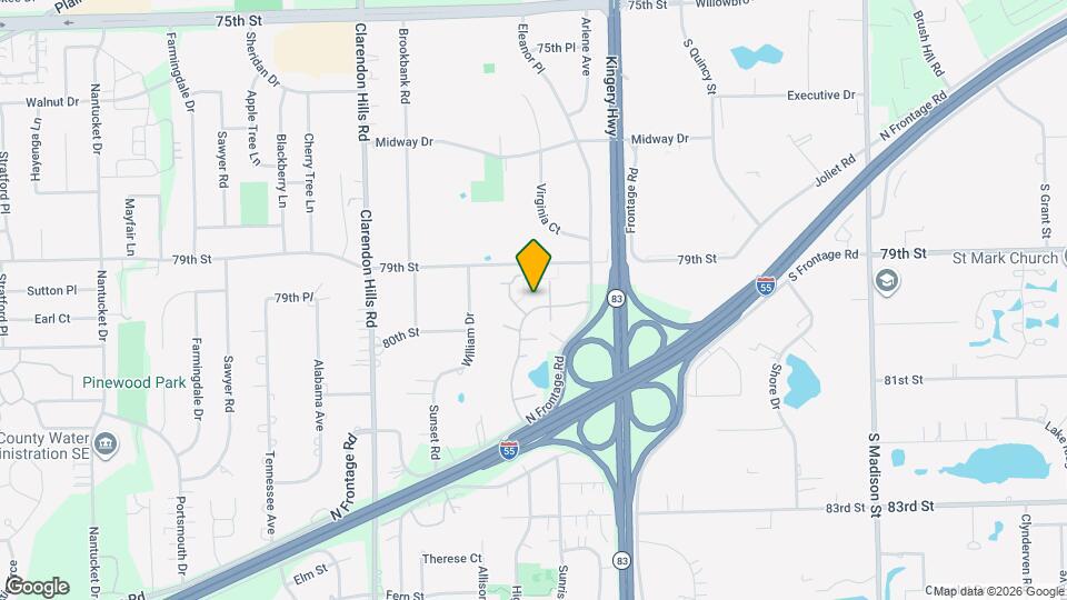 16W486 Lake Dr Map and Location Details