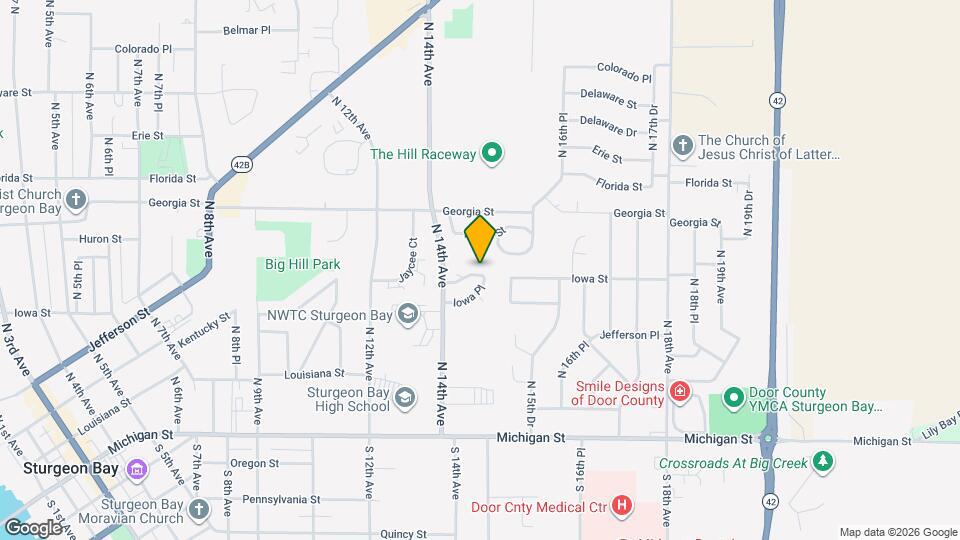 1432 Iowa Dr Map and Location Details