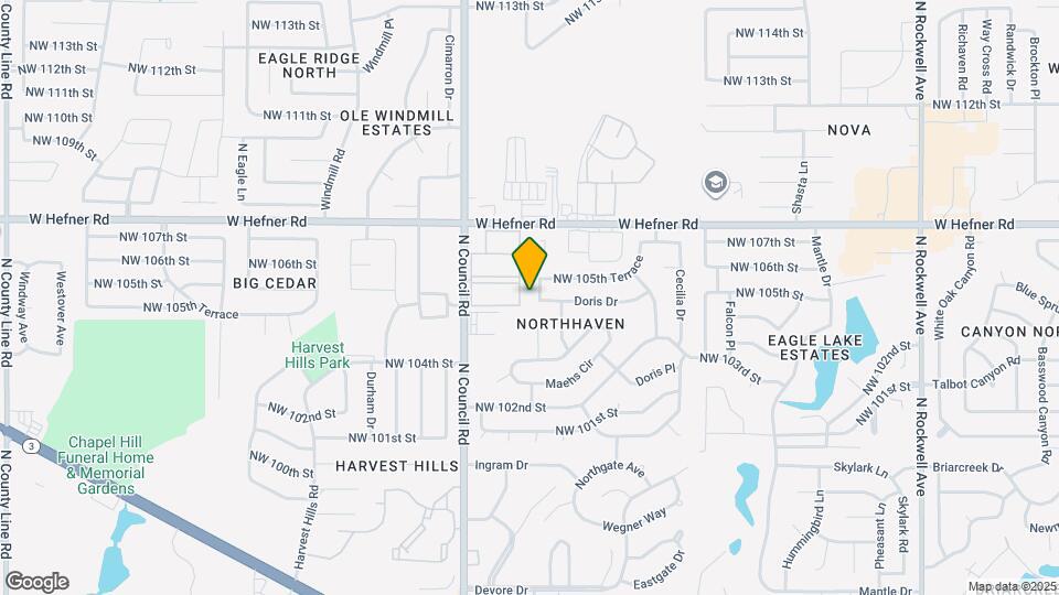 10505 Jeri Pl Map and Location Details