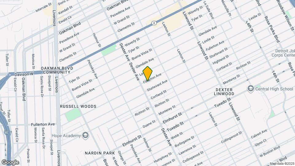 3353 Fullerton Ave Mapa y Detalles de la Ubicación