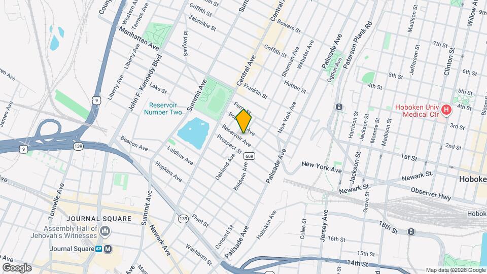 72 Reservoir Ave Map and Location Details