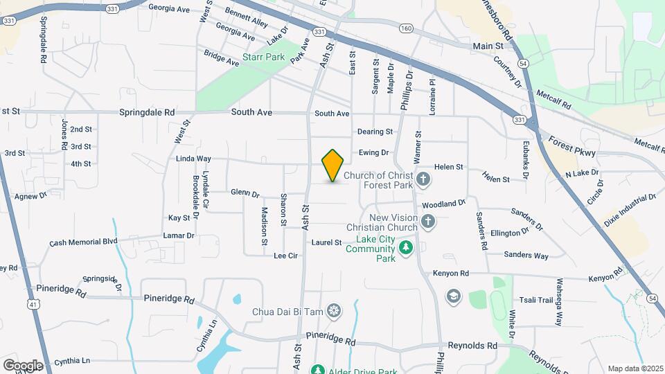 863 Pineview Dr Map and Location Details