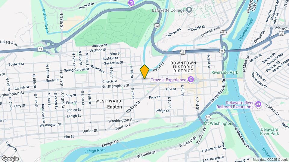657 Northampton St Map and Location Details