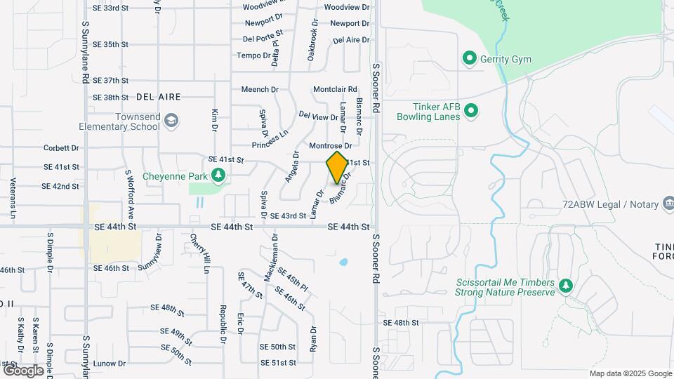 4817 Bismarc Dr Map and Location Details
