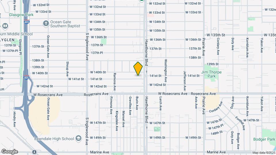 4439 W 141st St Map and Location Details