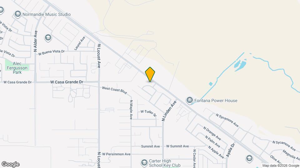 1658 W Sunnyview Dr Map and Location Details