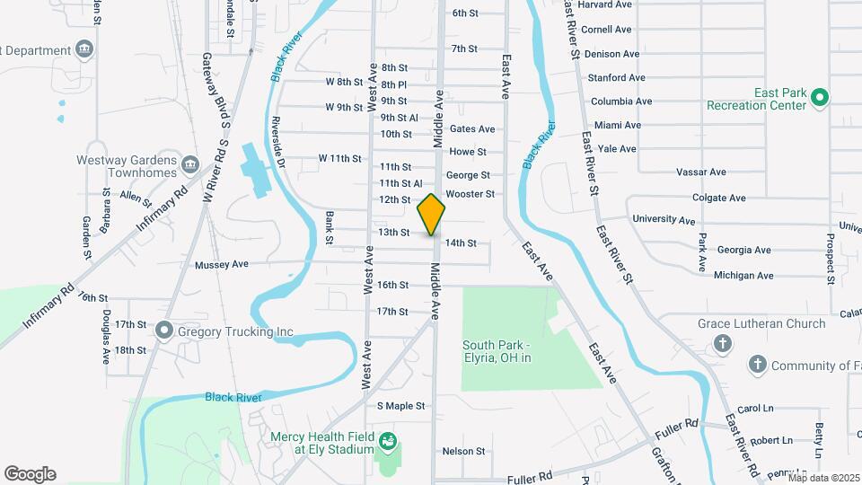 1309 Middle Ave-Unit -Up Map and Location Details