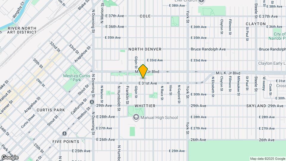 3109 N Williams St Map and Location Details