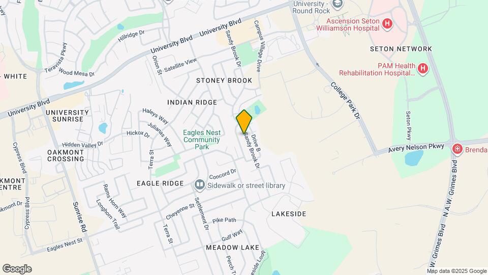 3640 Sandy Brook Dr Mapa y Detalles de la Ubicación