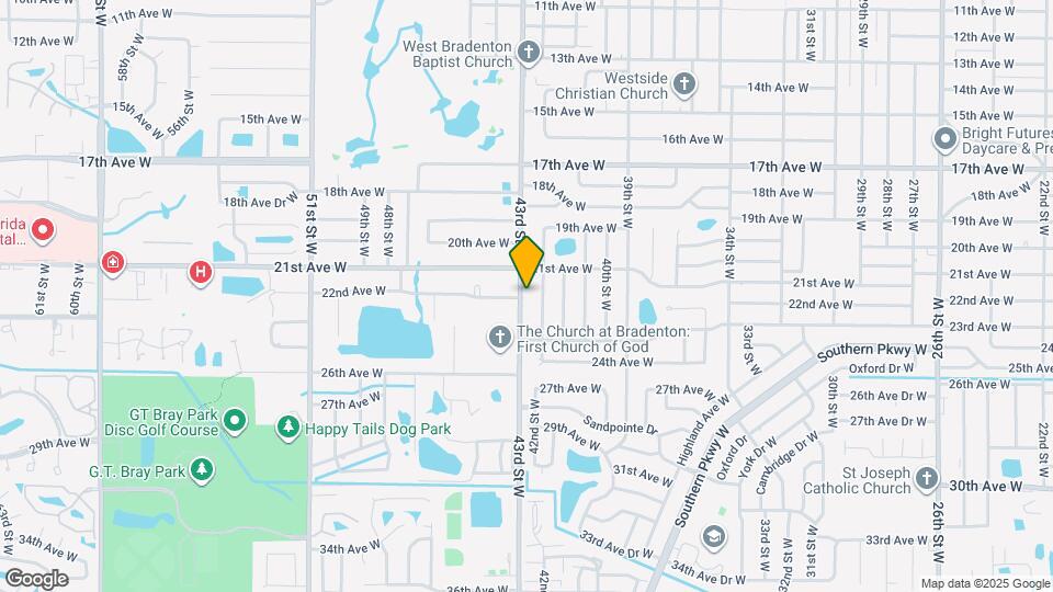 2203 43rd St W Map and Location Details