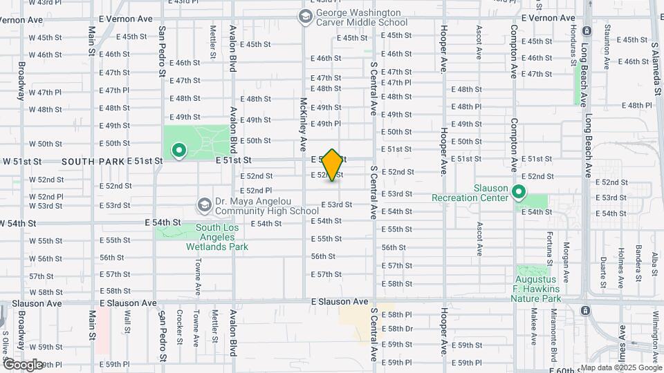 941 E 52nd Pl, Unit 943 Mapa y Detalles de la Ubicación