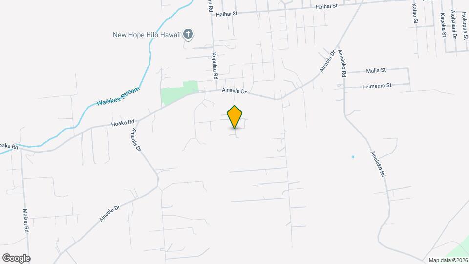 1115 Ainaola Dr Map and Location Details