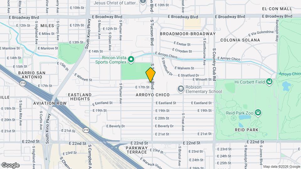 660 S Tucson Blvd Map and Location Details