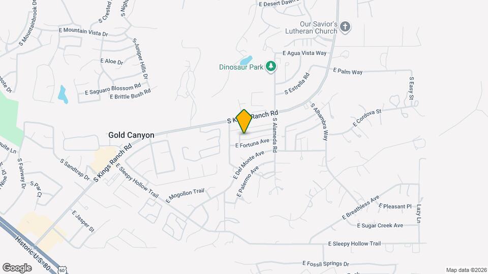 9797 E La Palma Ave Map and Location Details