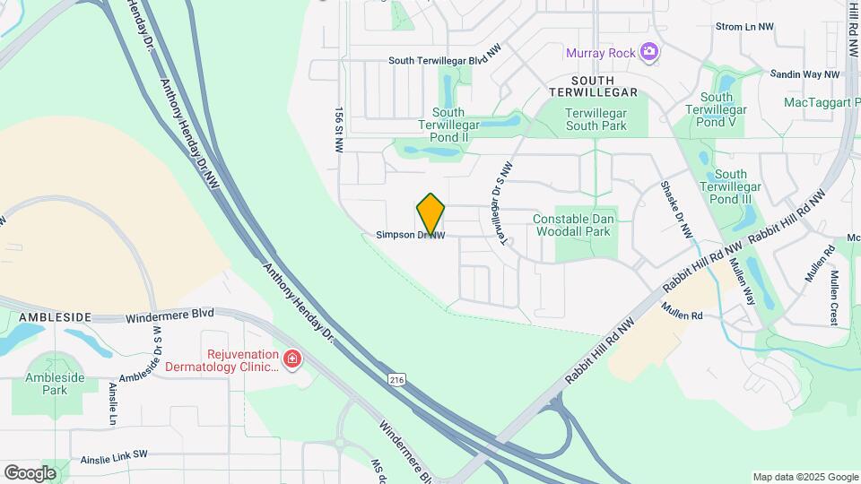 9351 Simpson Dr NW Map and Location Details