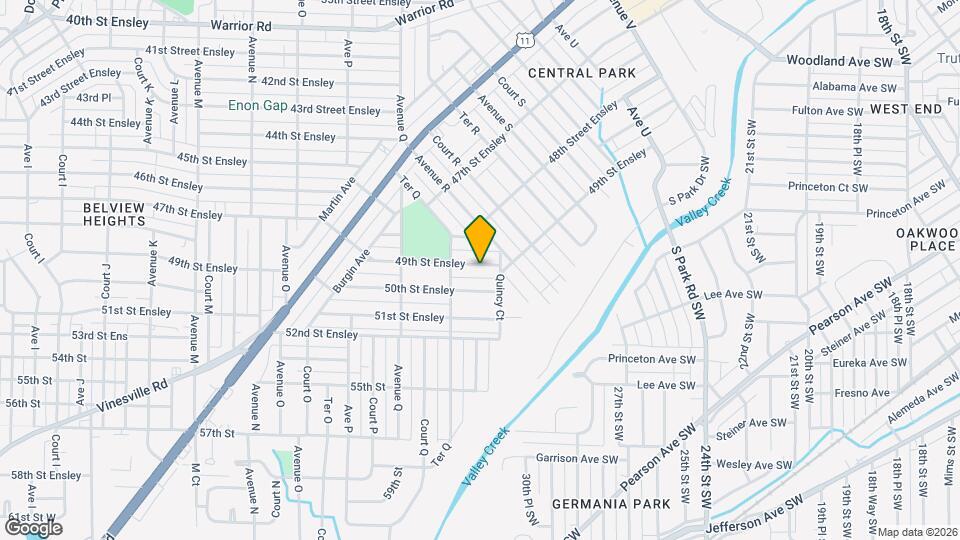 1777 49th St Ensley Map and Location Details