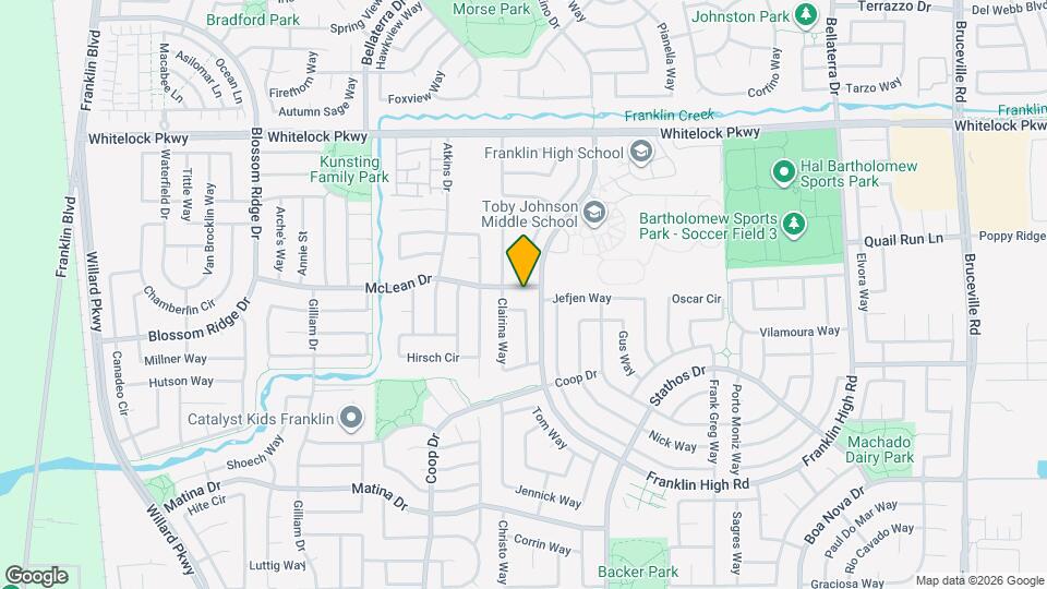 5912 McLean Dr Map and Location Details
