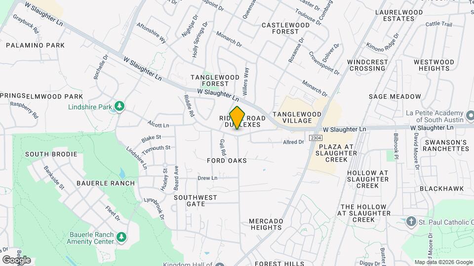 2318 Riddle Rd Map and Location Details