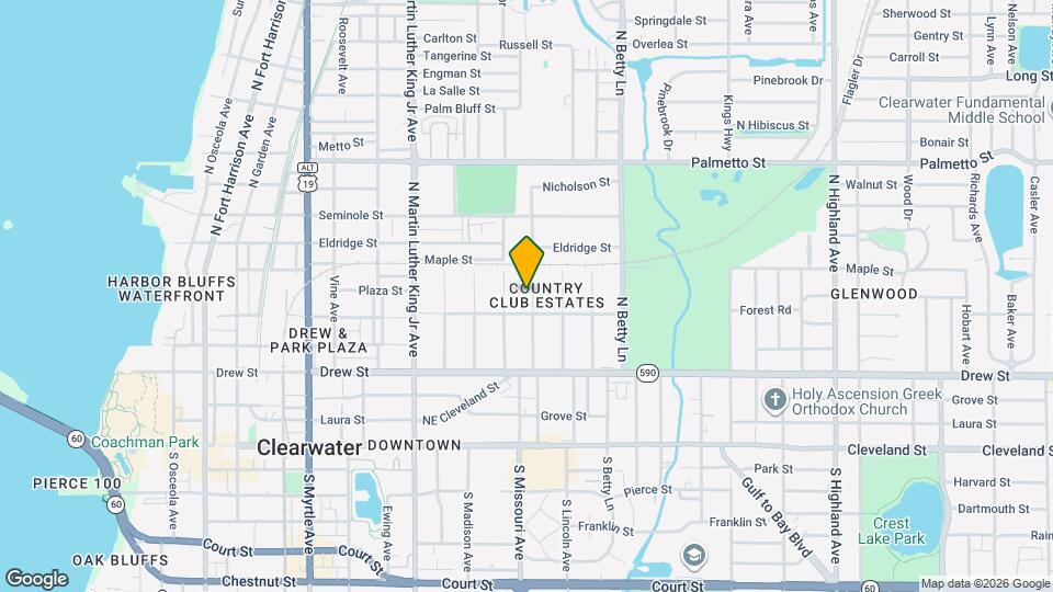 412 N Jefferson Ave Map and Location Details