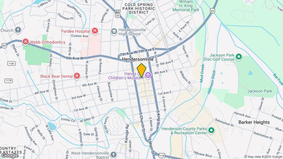 321 N Main St, Unit Unit B Map and Location Details