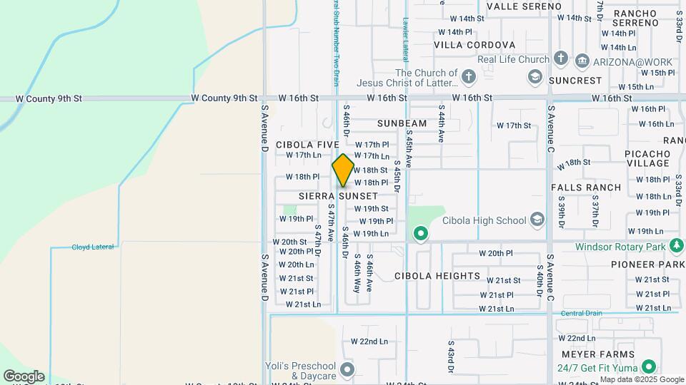 1862 S 46th Dr Map and Location Details