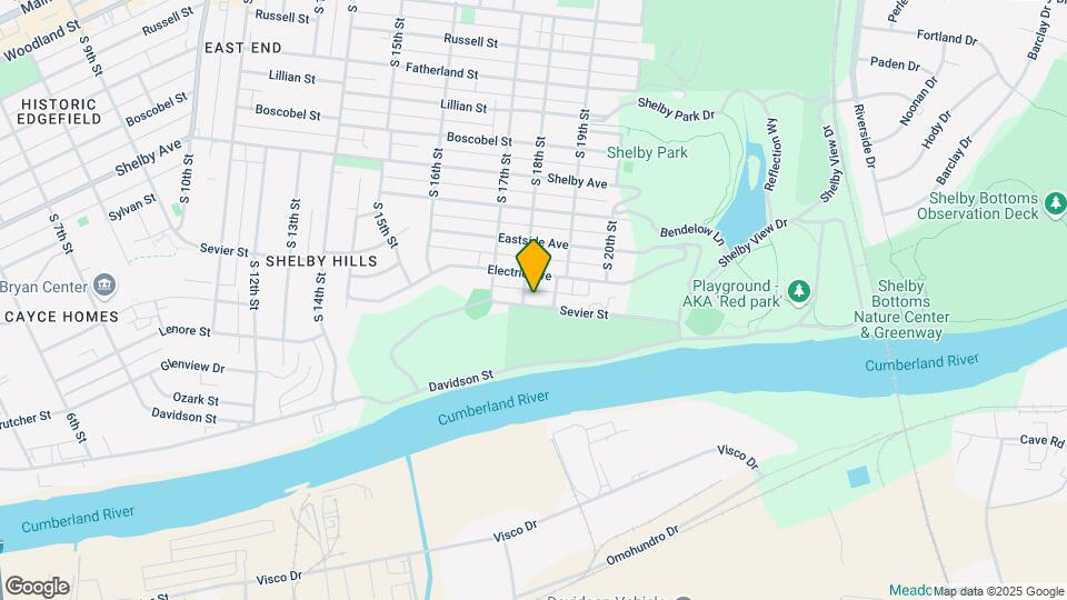 1803B Sevier St Map and Location Details