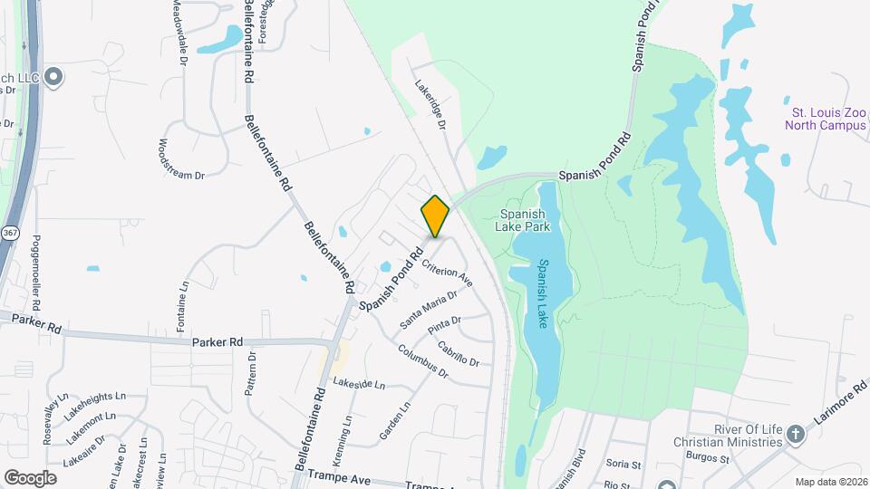 12421 Pizarro Dr Map and Location Details