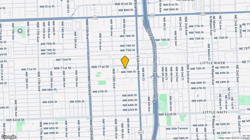 7000 NW 8th Ave Map and Location Details