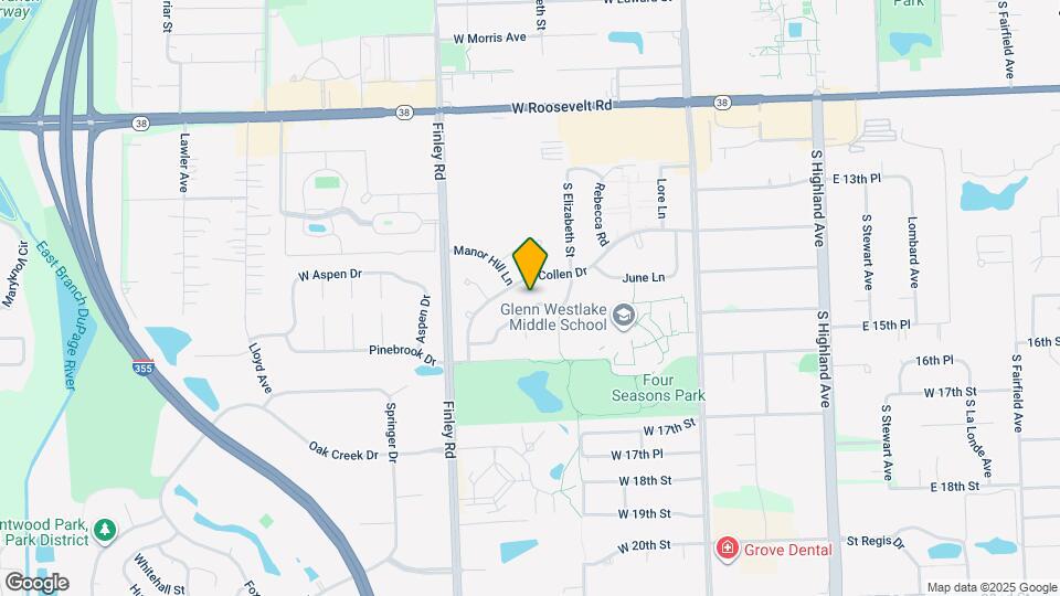 334 Hillcrest Ln Mapa y Detalles de la Ubicación