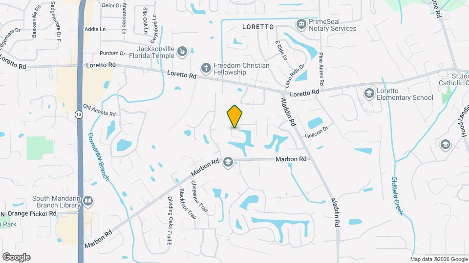 11931 Marabou Ct S Map and Location Details