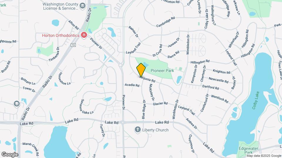 8903 Sequoia Rd Map and Location Details