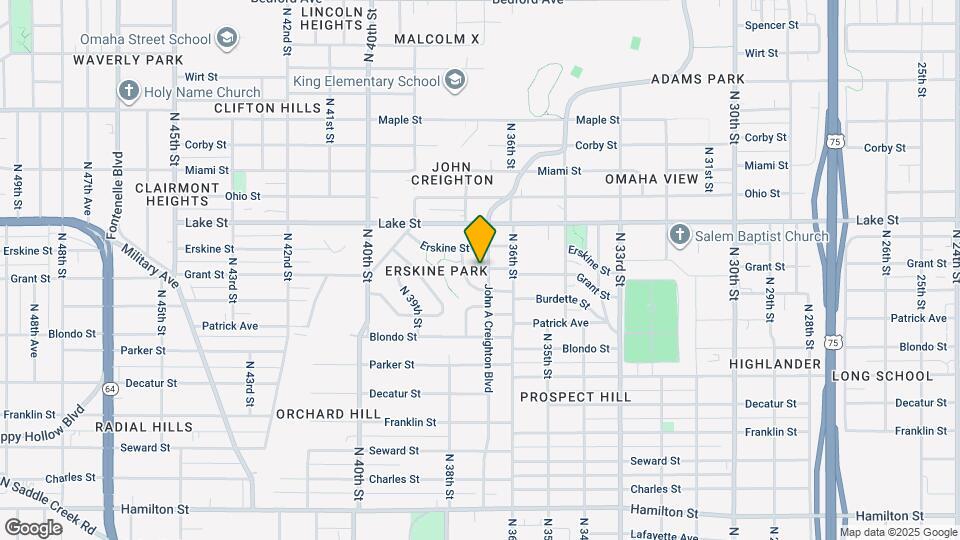 2212 John A Creighton Blvd Map and Location Details