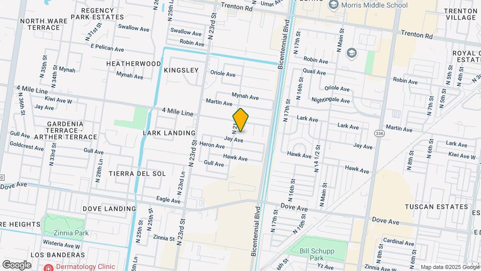 6301 N 20th St Map and Location Details