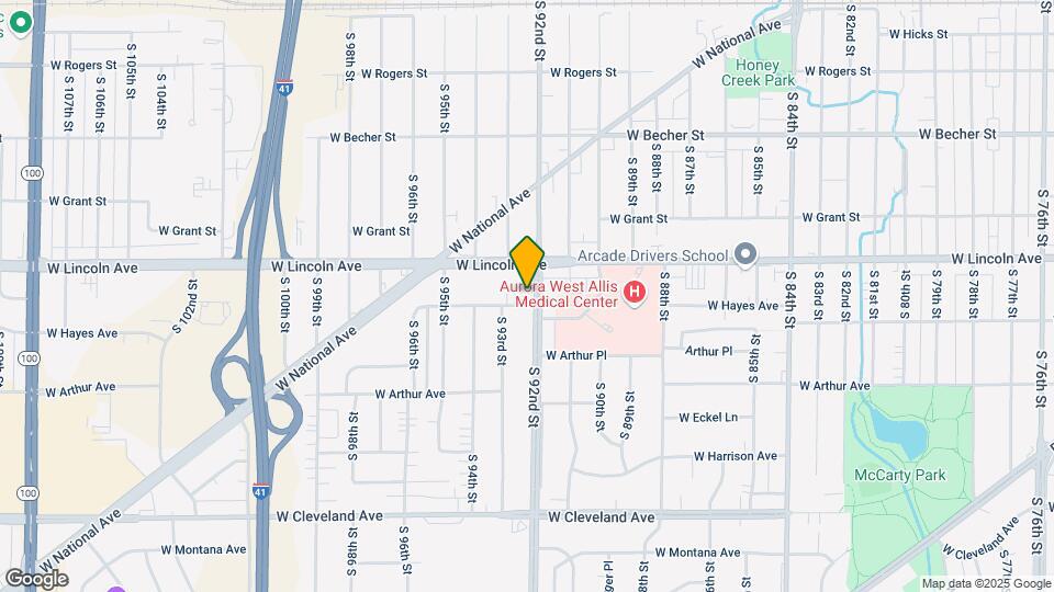 9208 W Hayes Ave Map and Location Details