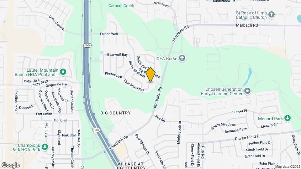 2034 Gray Fox Creek Map and Location Details