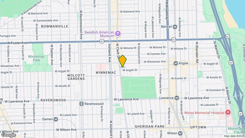 1470 W Argyle St Map and Location Details