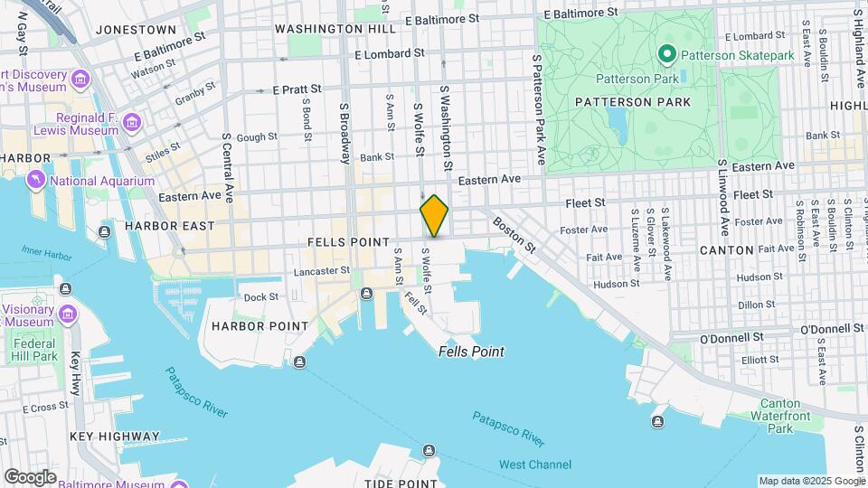 1909 Aliceanna St Map and Location Details